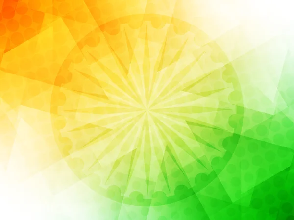 Fondo de tema de bandera india brillante elegante . — Vector de stock