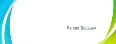 Soyut modern dalga tarzı iş sancak tasarım vektörü