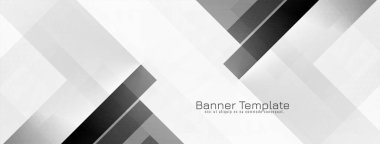 Modern geometrik gri renk trend iş afişi taşıyıcısı