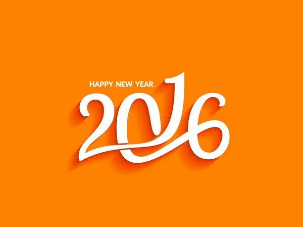 Feliz Año Nuevo 2016 fondo — Vector de stock