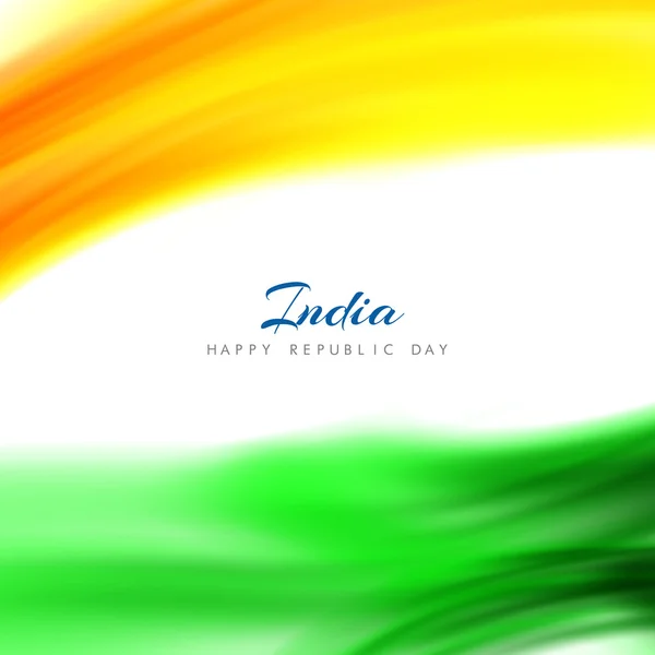 Patrón de onda brillante diseño de la bandera india . — Archivo Imágenes Vectoriales