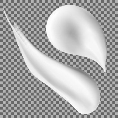 Krem dokusu, yüz nemlendirici kremi, krem rengi. Beyaz traş köpüğü dairesi, vektör boyası fırça darbesi. Temel lekesi, temiz mackeup girdabı, yüz saklama sıvısı damlası. Vücut bakım kremi