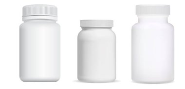 İlaç şişesi. Vitamin paketi boş, takviye kavanozu. Tıbbi kapsül kapsülü, tablet ilaç kutusu, ecza ürünleri kapanışı. Temiz eczane ürün tasarımı, ilaç tedavisi antibiyotik ilaçlar