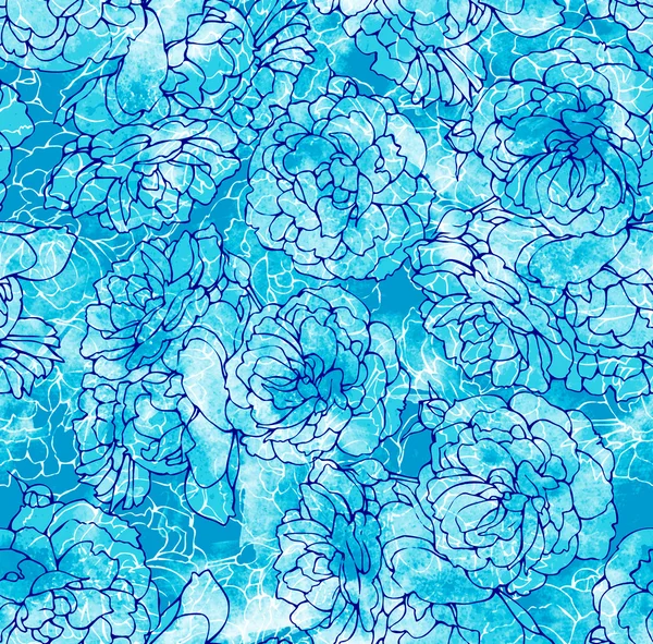 Seamless roses pattern — Stock Photo, Image