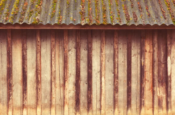 Dřevěnou prkennou zdí — Stock fotografie