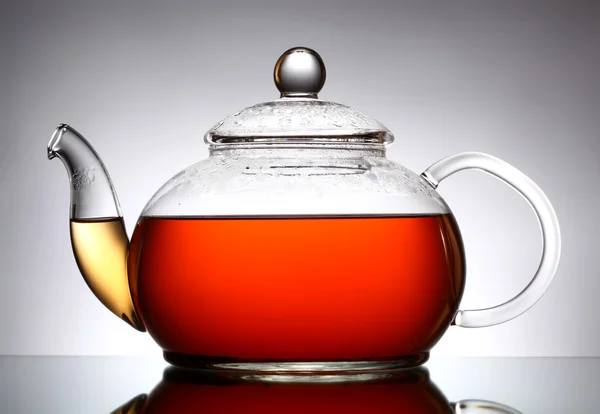 Glass teapot — Stock Photo, Image