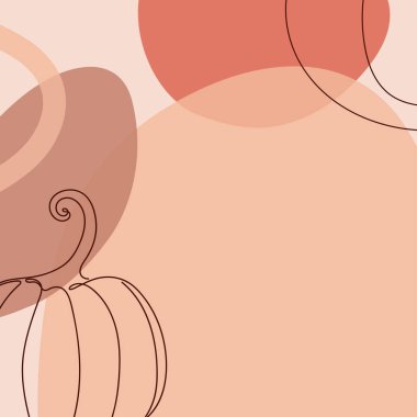 El çizimi doğrusal bir balkabağı.