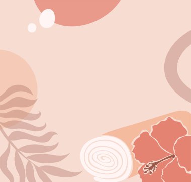 Bir havlu ve çiçeğin soyut görüntüsü.