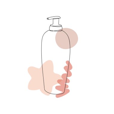 Beyaz üzerine masaj yağının soyut görüntüsü.