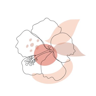 Beyaz renkte izole edilmiş bir çiçeğin soyut görüntüsü.