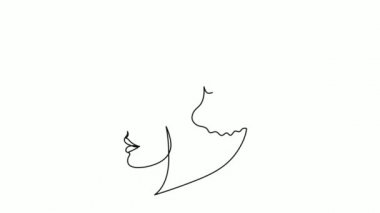 Modern bir kadın portresi..