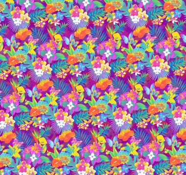 Tropical pattern. clipart