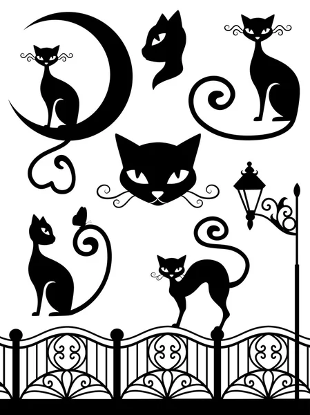 Gatos. — Vector de stock