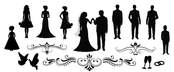 Wedding. — Stock Vector