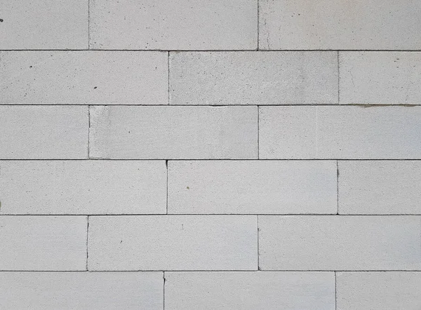 Fragment Einer Weißen Wand Aus Blöcken Grobem Mauerwerk Textur Oder — Stockfoto