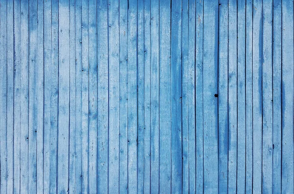 Fragmento Cerca Madeira Azul Vintage Fachada Construção Textura Papel Parede — Fotografia de Stock