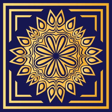 Çeşitli amaçlar için altın geometrik desenli duvar kağıtları. Vektör illüstrasyonu.