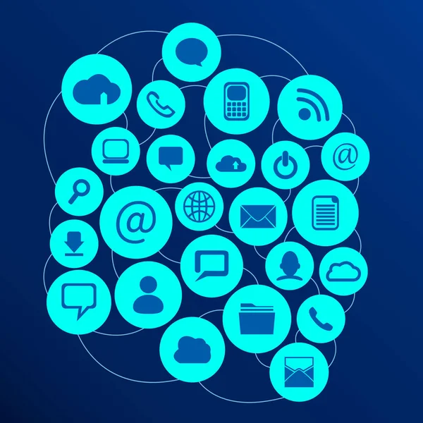 Duvar kâğıdında çeşitli tabelalar var. Vektör illüstrasyonu.