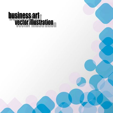 İnternetteki iş tanıtımı için soyut çerçeve. Vektör illüstrasyonu.