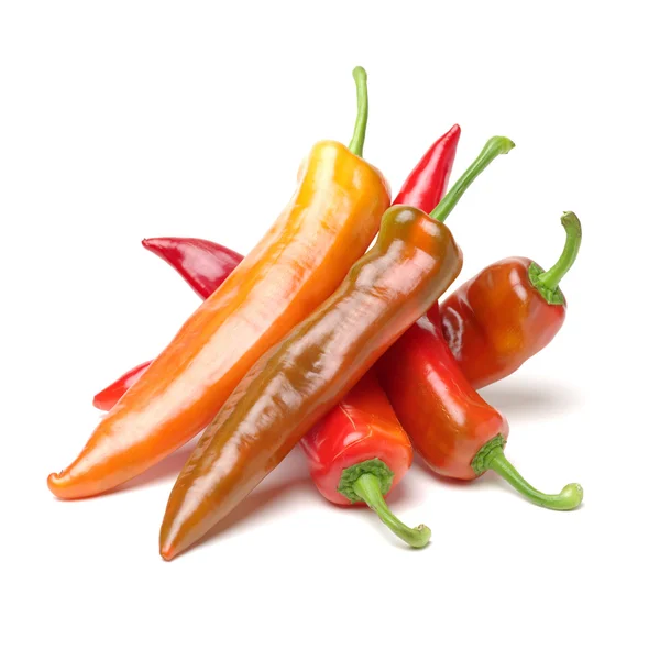 Fresh red pepper slice on — Stock Photo, Image