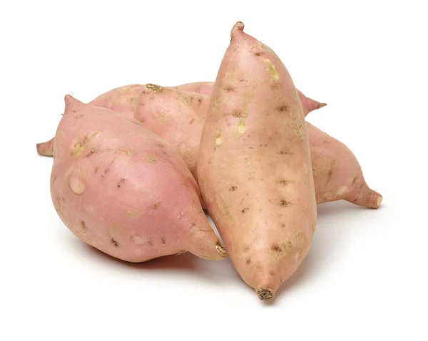Süßkartoffel auf der weißen — Stockfoto