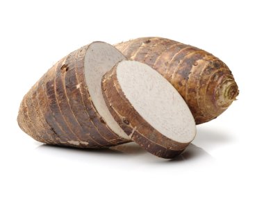 beyaz zemin üzerine Taro
