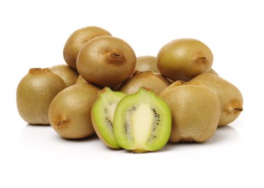 Beyaz arka plan üzerinde Mini kivi