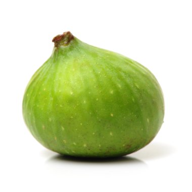 Bir beyaz olgun incir 