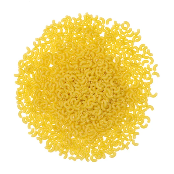 Golden pasta in pile — Stock Photo, Image