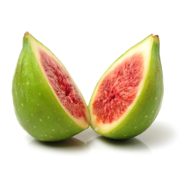 Ripe figs on a white — Stock Photo, Image