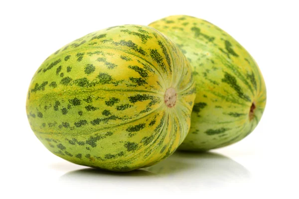 Fresh green muskmelons — Stock Photo, Image