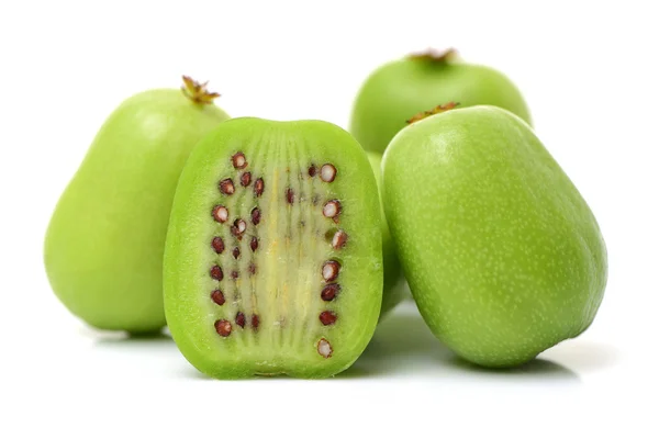 Four mini kiwi closeup — Stock Photo, Image