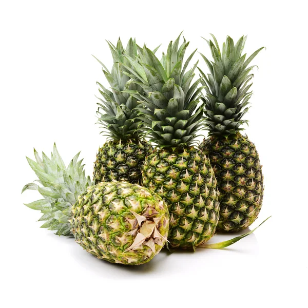 Ananas freschi verdi — Foto Stock