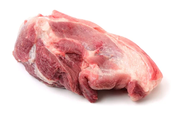 Rohe Scheibe Schweinefleisch — Stockfoto