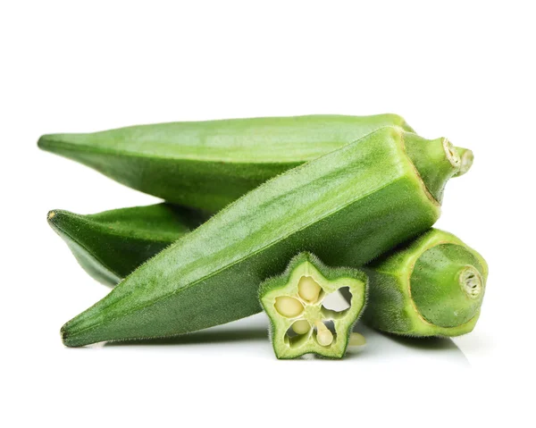 Fresh young okra — Stock Photo, Image