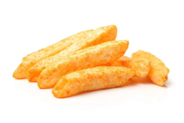 Franse frietjes op een wit — Stockfoto