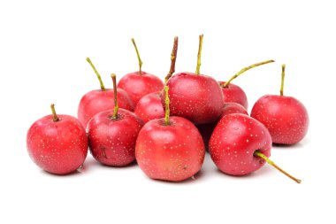 red radishes on a white  clipart