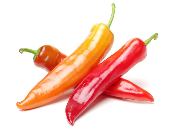 Fresh red pepper slice on — Stock Photo, Image