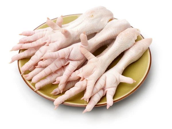 Pilha de pernas de frango cru — Fotografia de Stock