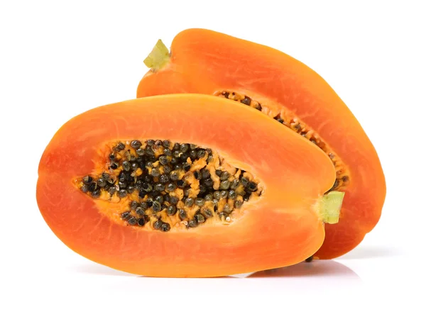 Papaya vruchten gesneden — Stockfoto