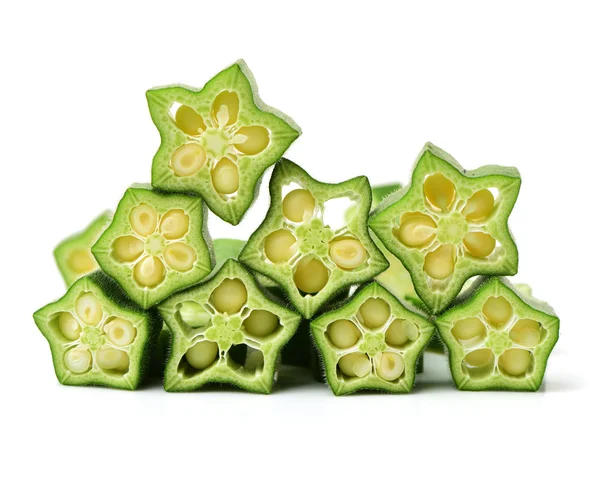 Okra joven fresca — Foto de Stock