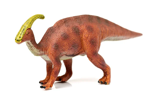 Dinosaurie leksak på nära håll — Stockfoto