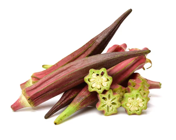 Friss fiatal okra — Stock Fotó