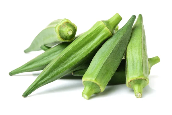 Friss fiatal okra — Stock Fotó