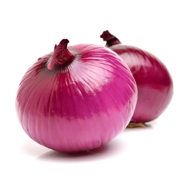 Red onion on white background — Stock Photo, Image