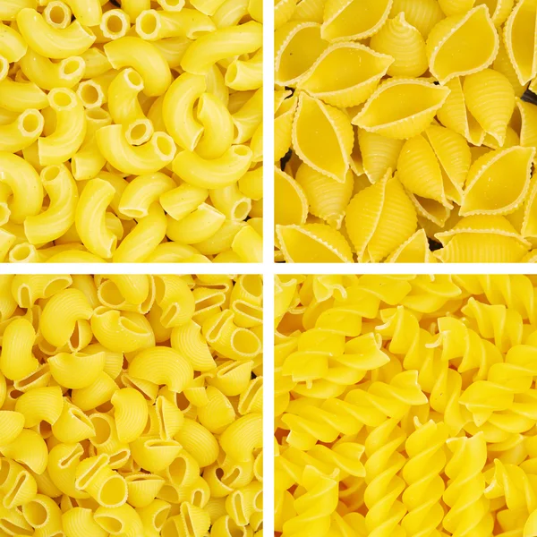 Gyllene pasta i högen — Stockfoto
