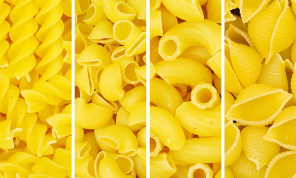 Gyllene pasta i högen — Stockfoto