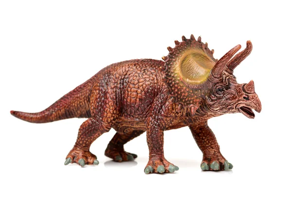 Динозавровая игрушка вблизи — стоковое фото