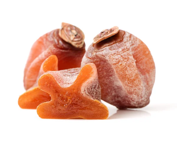 Suszonych, dojrzałych persimmons — Zdjęcie stockowe