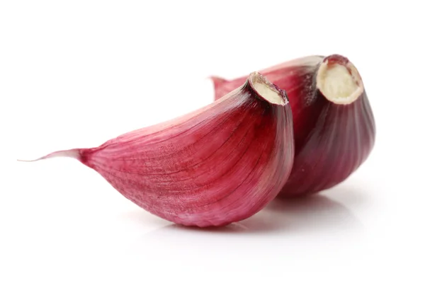 Garlic on white background — Stock Photo, Image